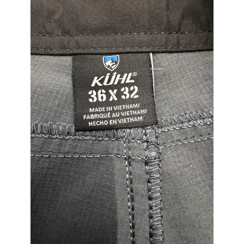 Kuhl Silencr Pants Men's 36x32 Gray Ripstop Hiking Outdoor Stretch Performance - Picture 3 of 10